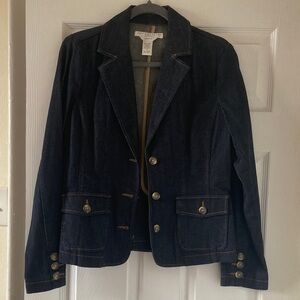 Geoffrey Beene Denim Jacket Size 8